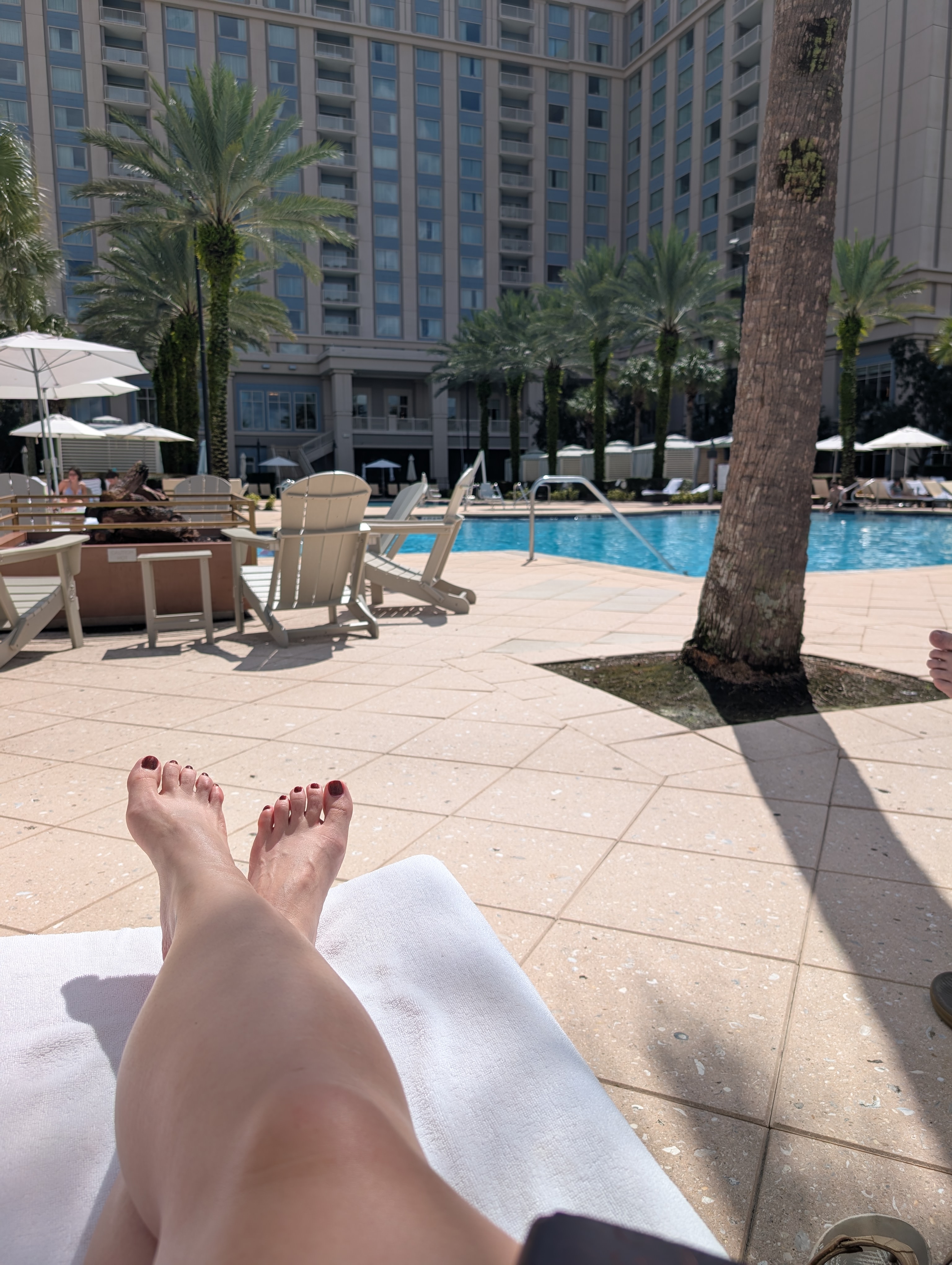 Enjoying the Pool